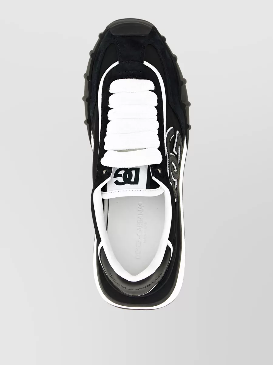 Dolce&Gabbana Leather Panelled Low-Top Sneakers