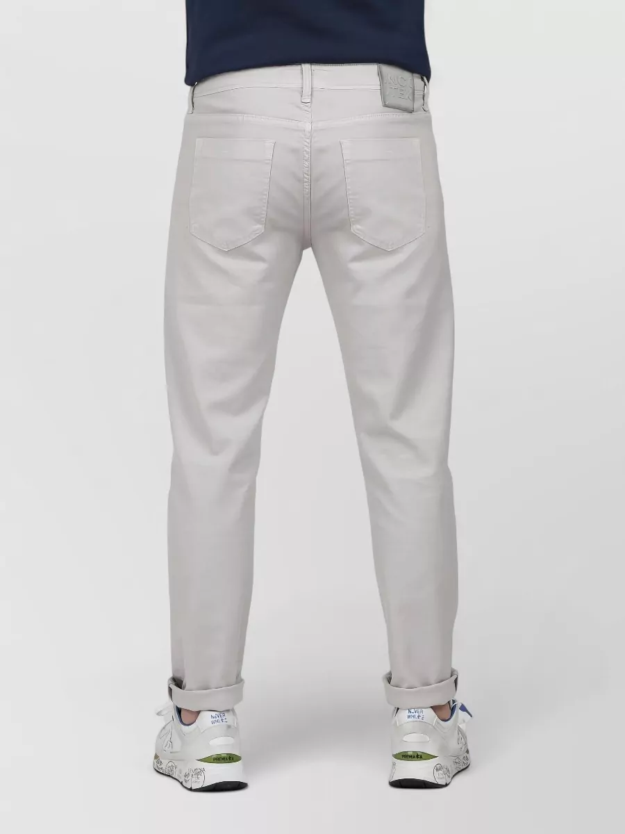 Incotex Trousers Belt Loops Five Pocket Rolled Cuffs