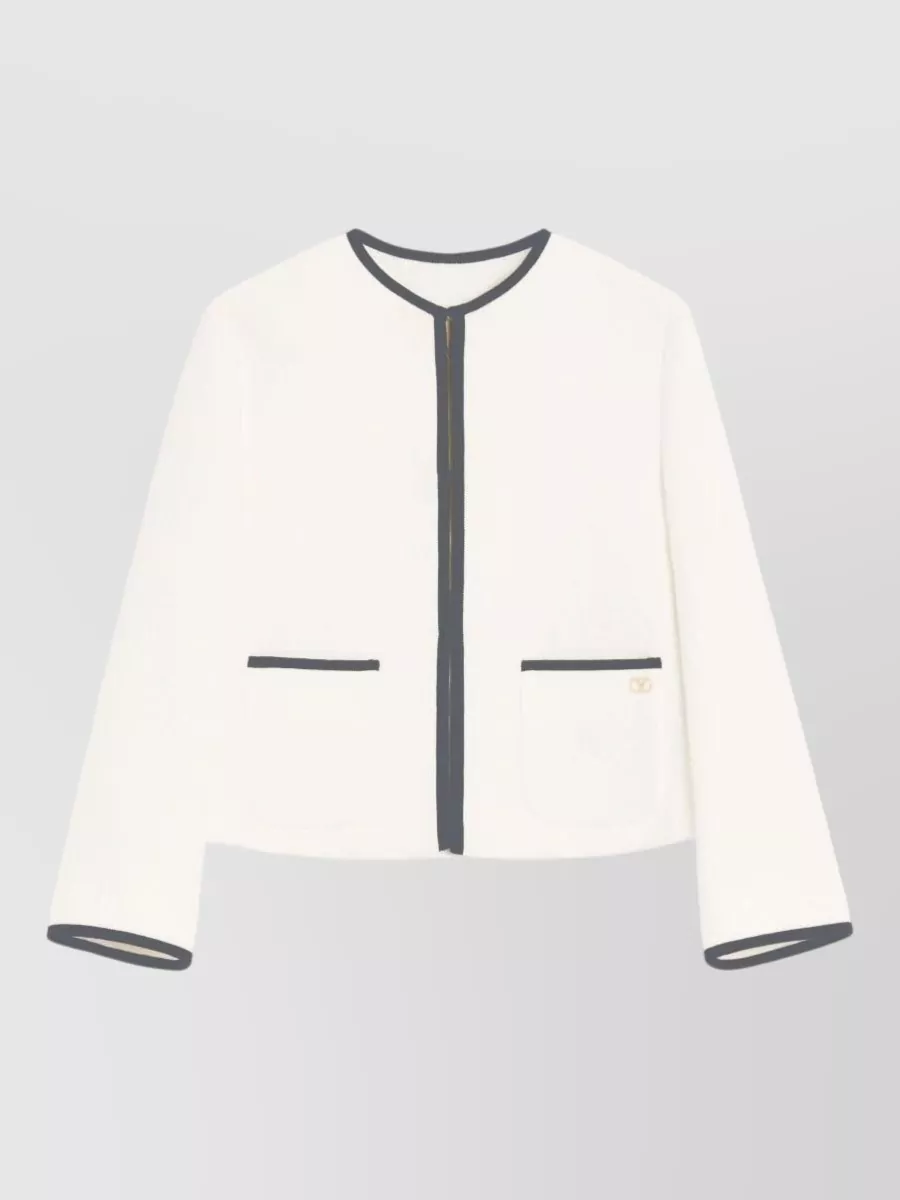 Valentino Cotton Tweed Jacket