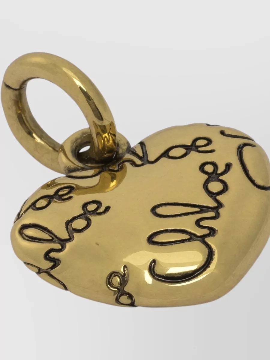 Chloé Heart Logo Charm Necklace