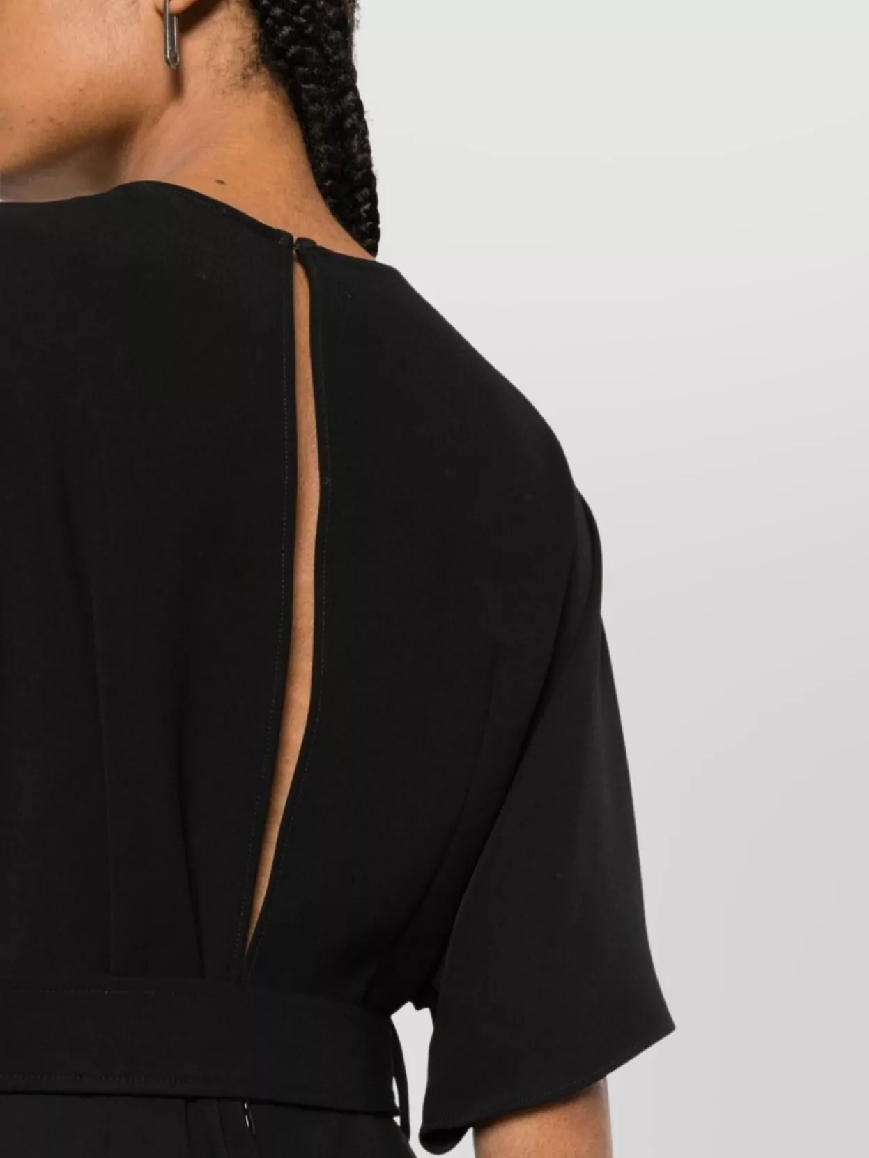 P.a.r.o.s.h Cargo Jumpsuit With Wide-leg And Belt