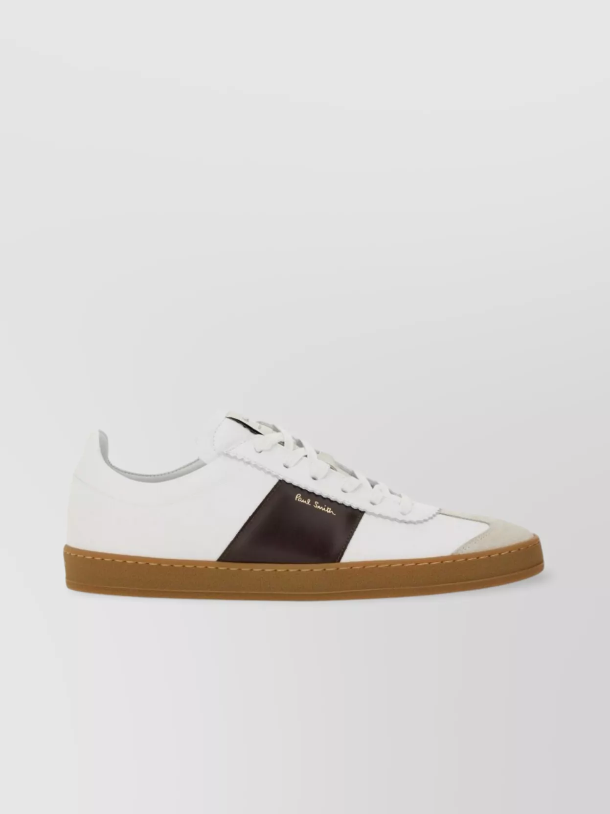 Paul Smith Panel Sneaker Round Toe Rubber Sole