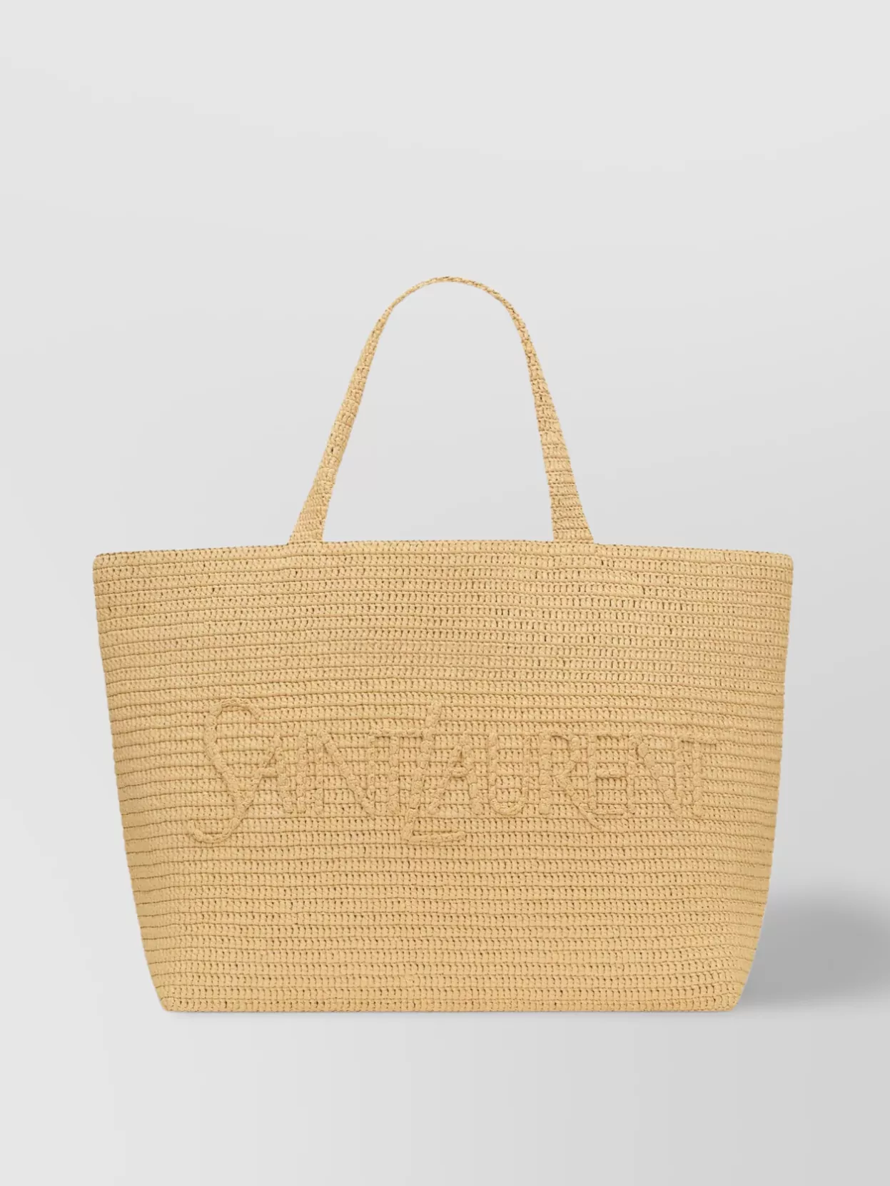 Shop Saint Laurent Signature Embroidered Tote Bag
