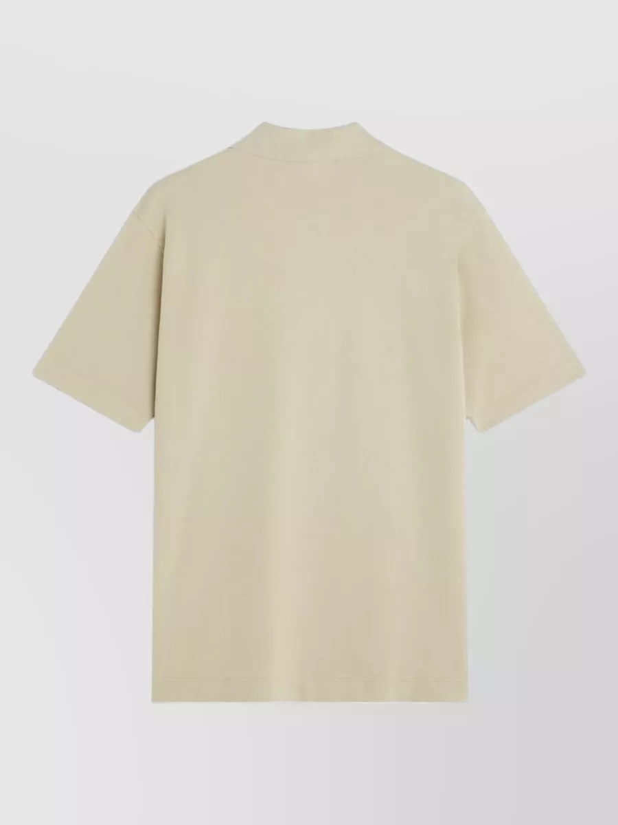 Maison Kitsuné Fox Head Cotton Polo Shirt Style