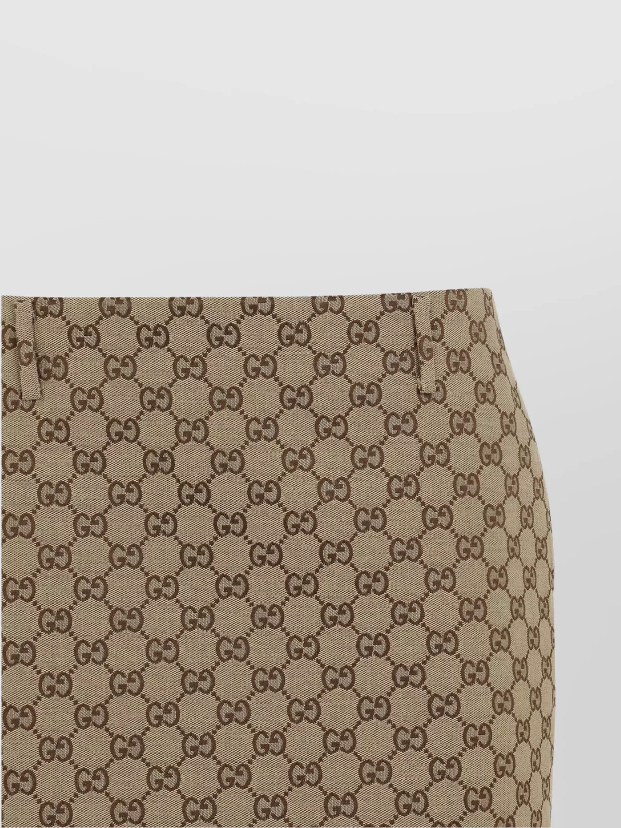 Gucci Belt Loops High-Waisted Mini-Length Skirt