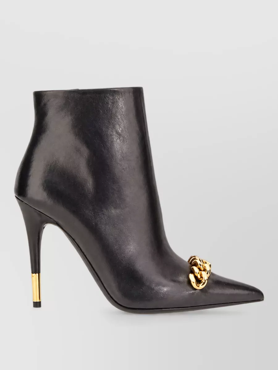 Tom Ford Leather Ankle Boots