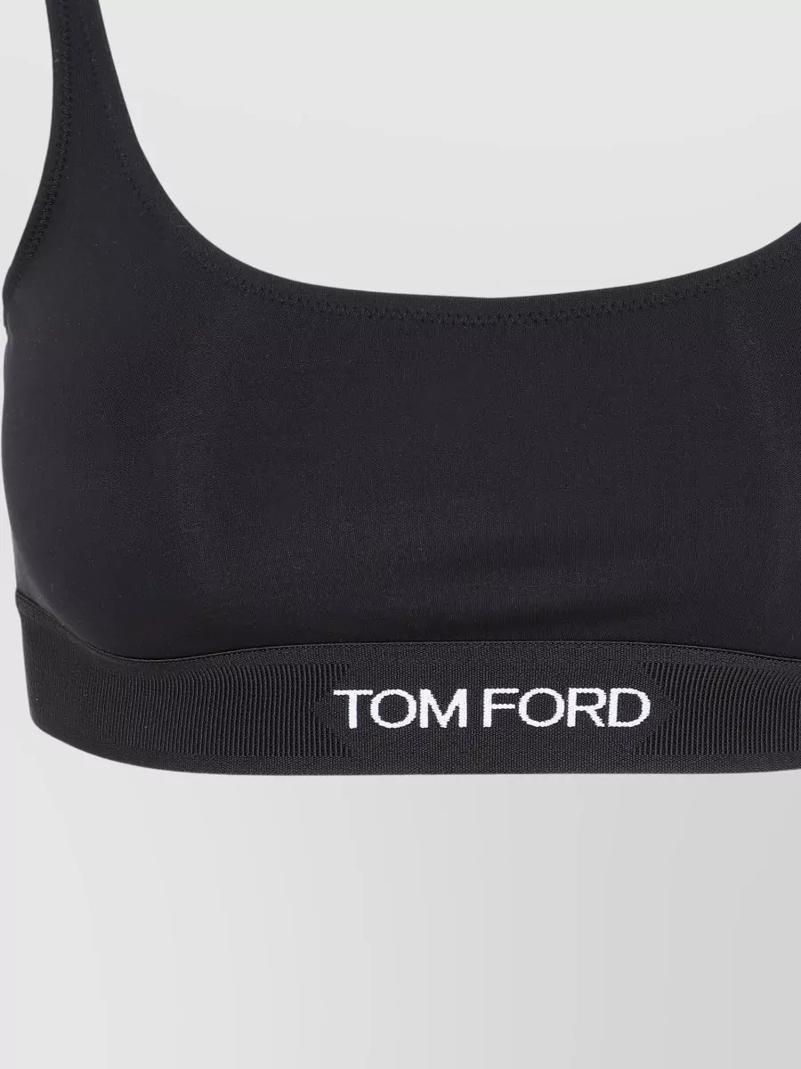 Tom Ford Modal Scoop Neck Bra Elastic Hem