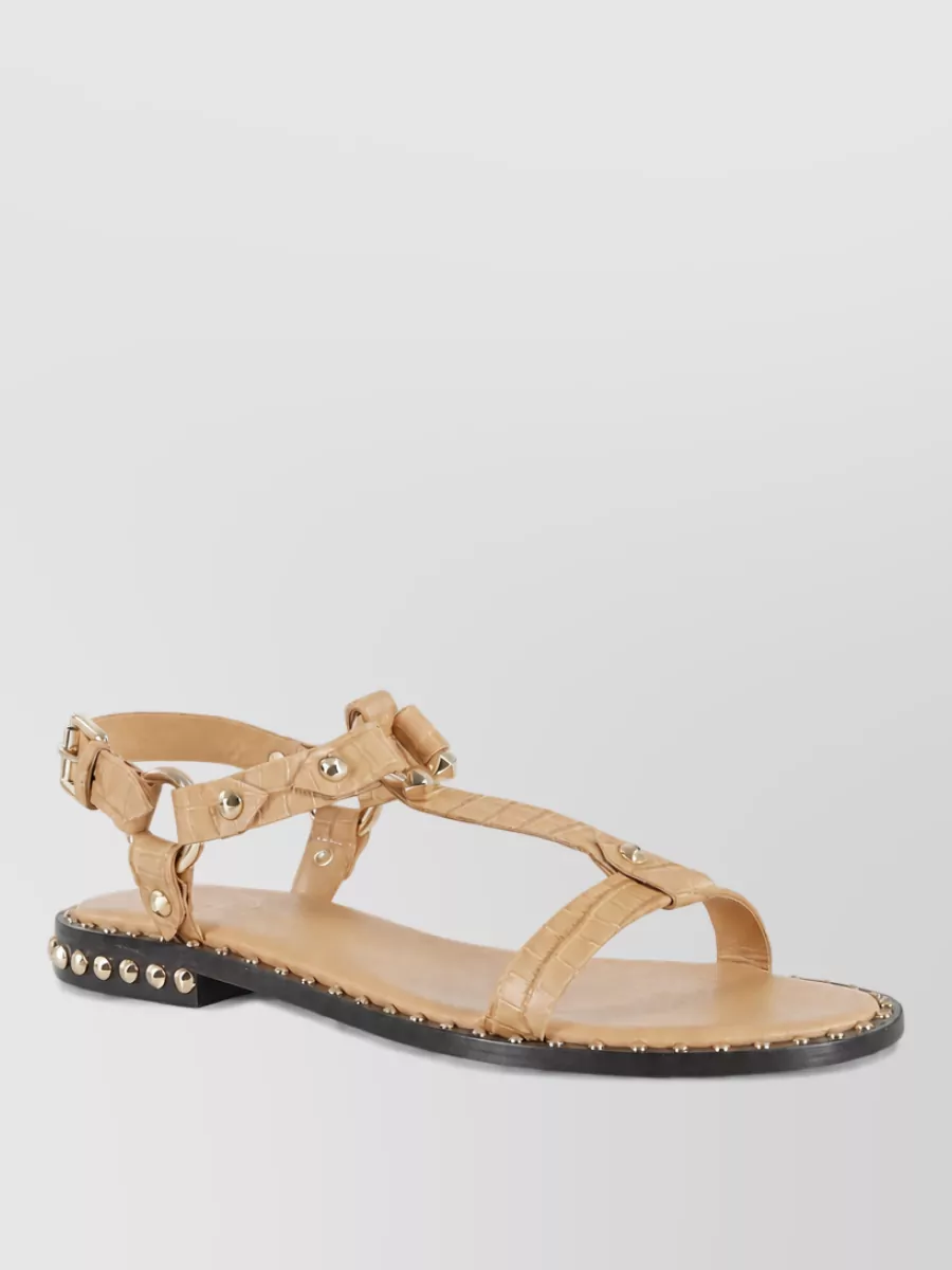 Ash leather sandals
