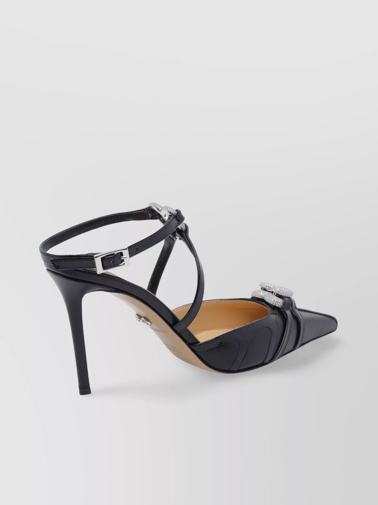 Mach & Mach Heart Detail Stiletto Pumps
