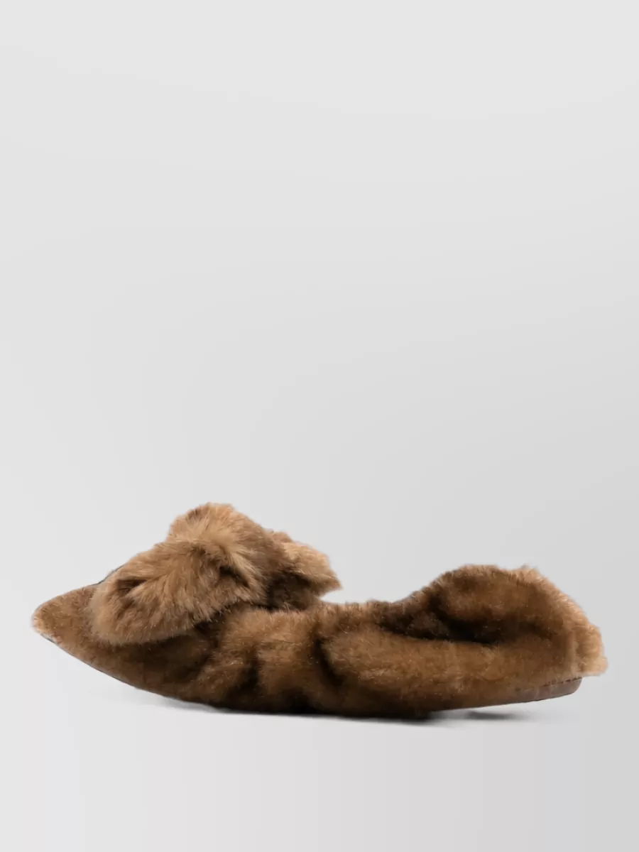 Zimmermann Leather Ballerina Slippers