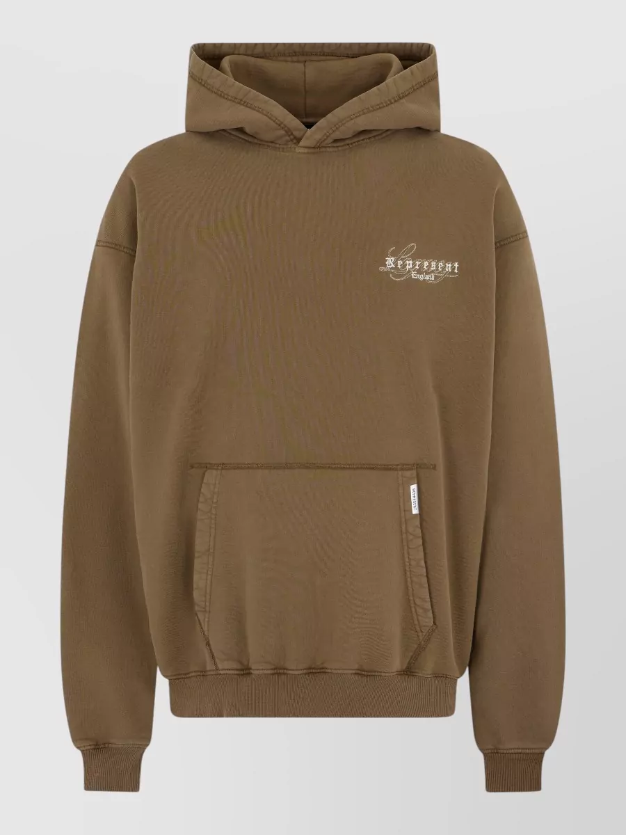 Represent cotton oversized hoodie