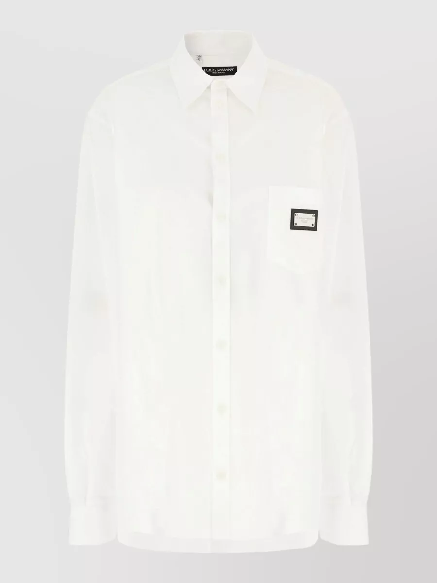 Dolce&Gabbana cotton poplin shirt