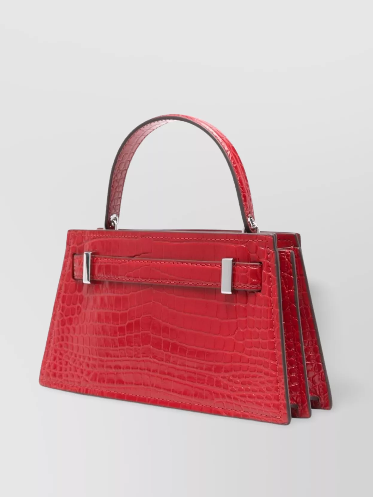 Tory Burch Small Leather Shoulder Bag Crocodile Effect