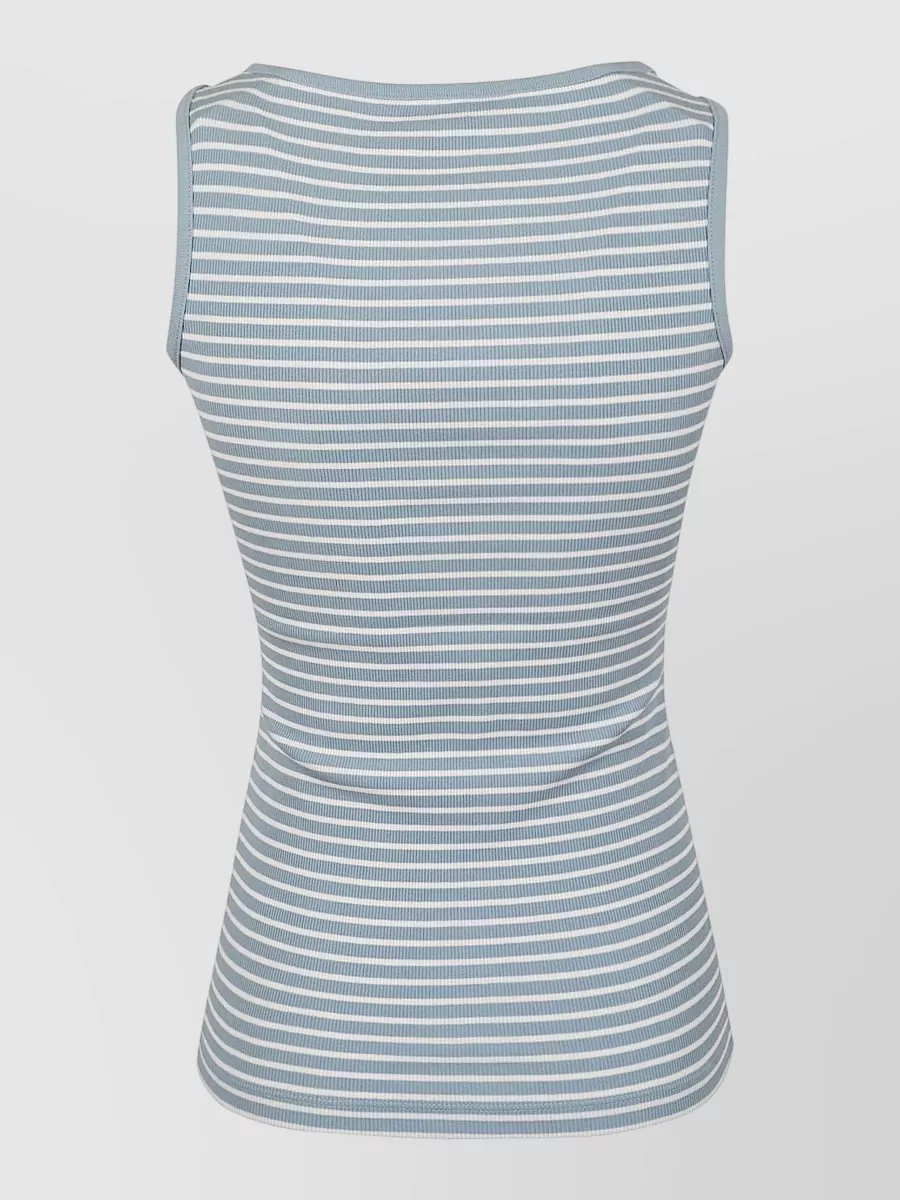 Lauren Ralph Lauren Ribbed Striped Tank Top
