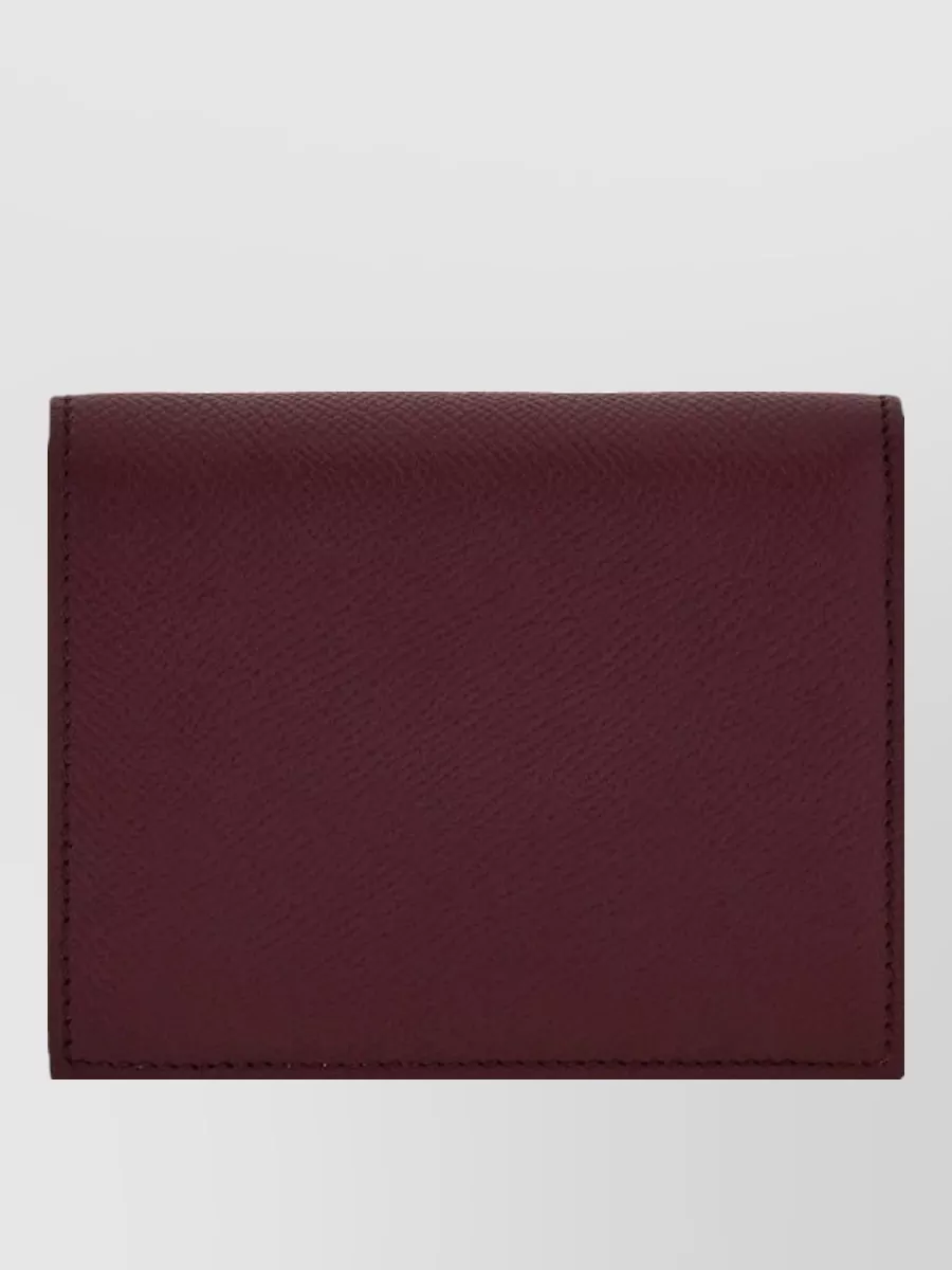 Ferragamo Leather Compact Wallet
