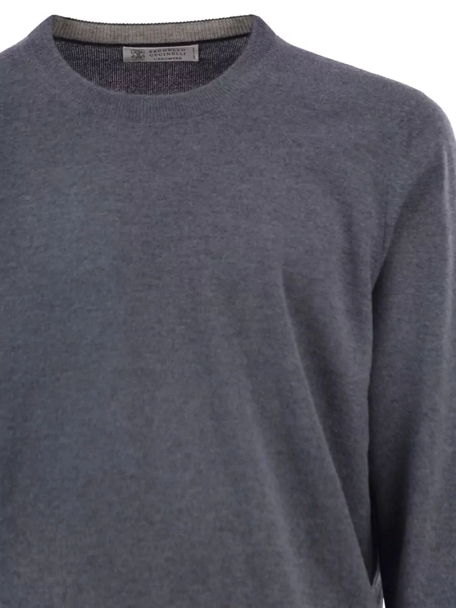 Brunello Cucinelli Cashmere Crew Neck Sweater