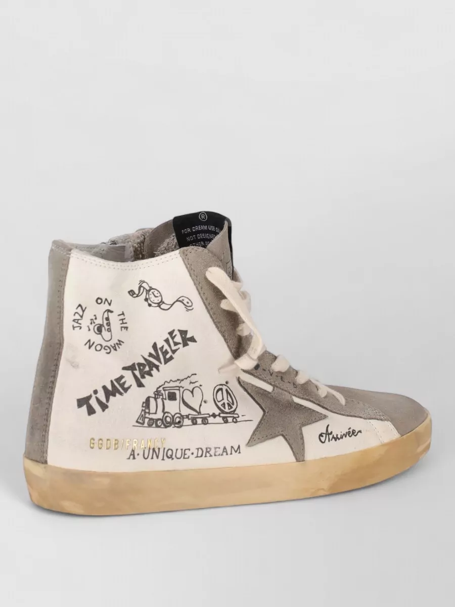 Golden Goose Leather High-Top Sneakers