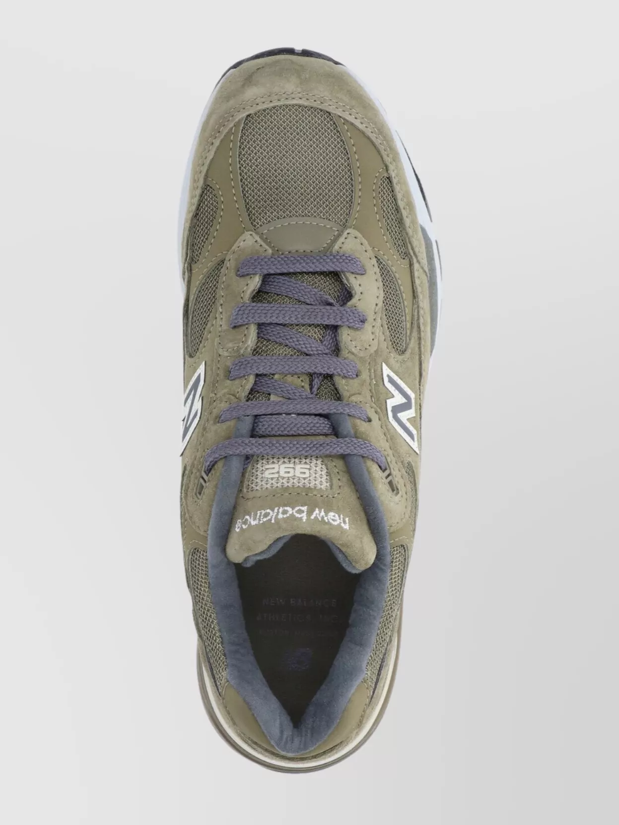 New Balance Suede And Mesh Low Top Sneakers