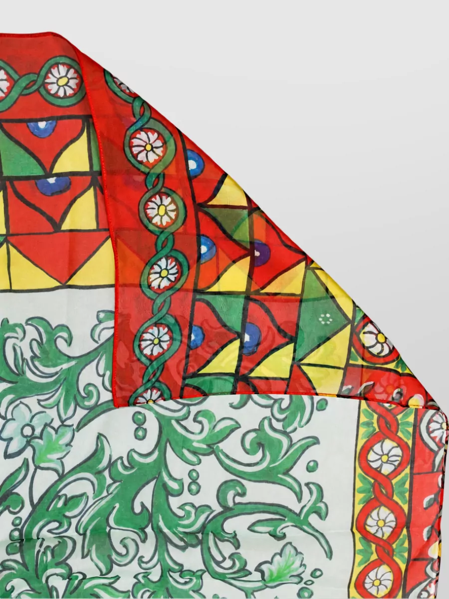 Dolce&Gabbana Silk Printed Scarf