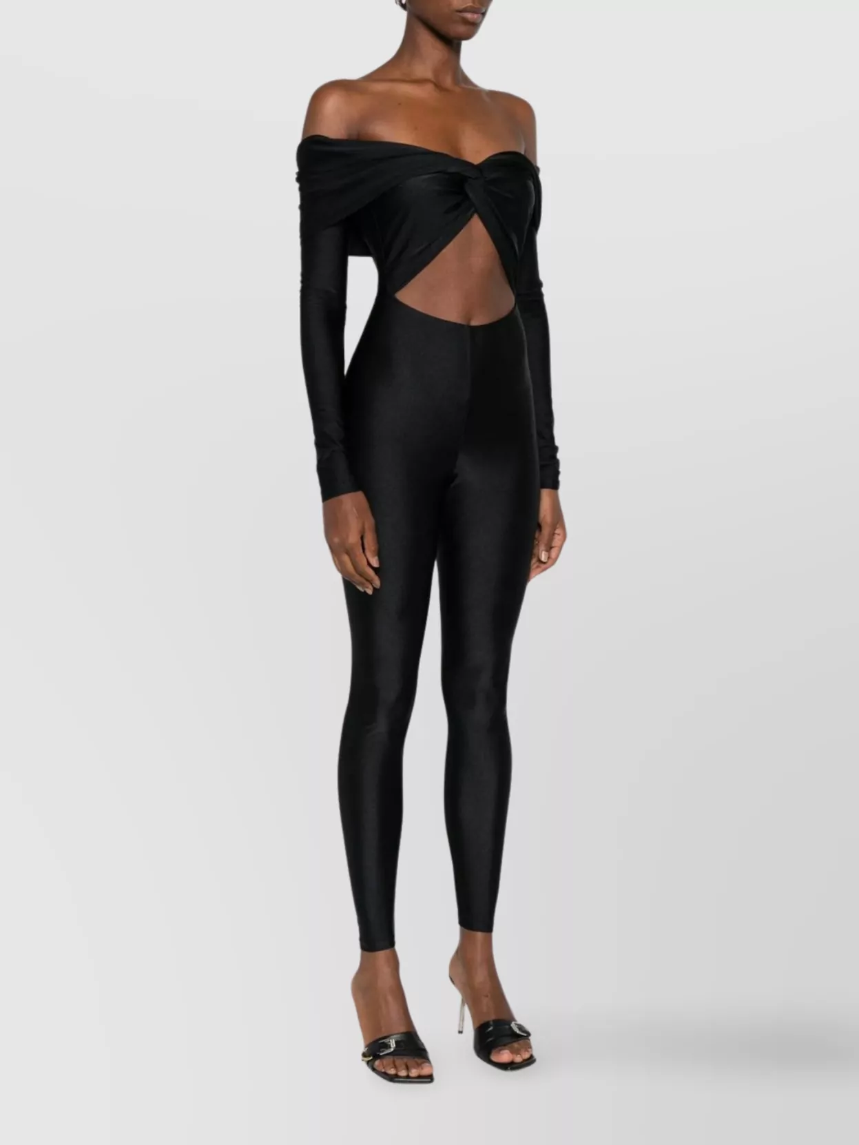 The Andamane Off-The-Shoulder Long Sleeve Jumpsuit