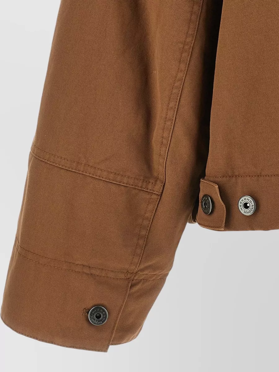 Weekend Max Mara Cotton Quilted Single Breasted Coat