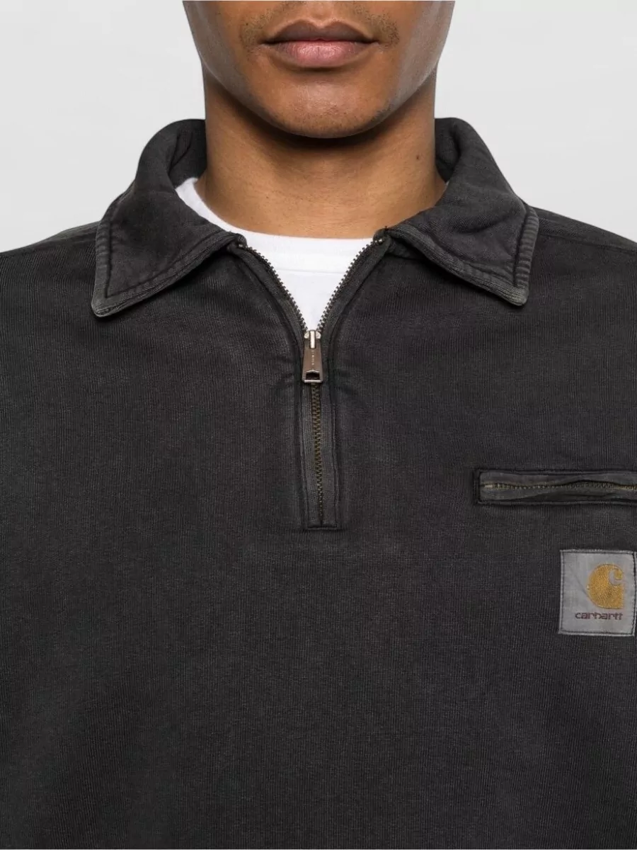 Carhartt Wip Cotton Half-Zip Sweatshirt