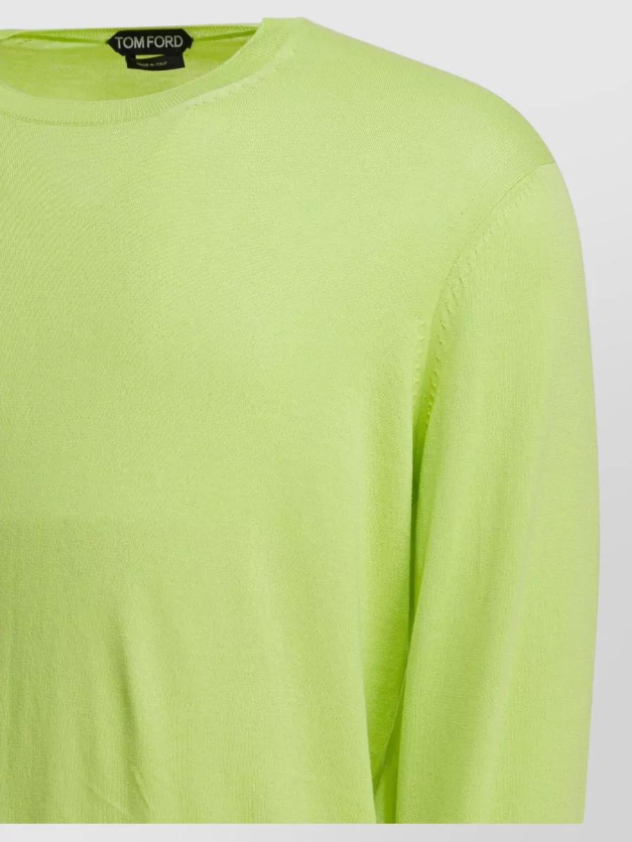 Tom Ford Cotton Knit Crew Neck Sweater