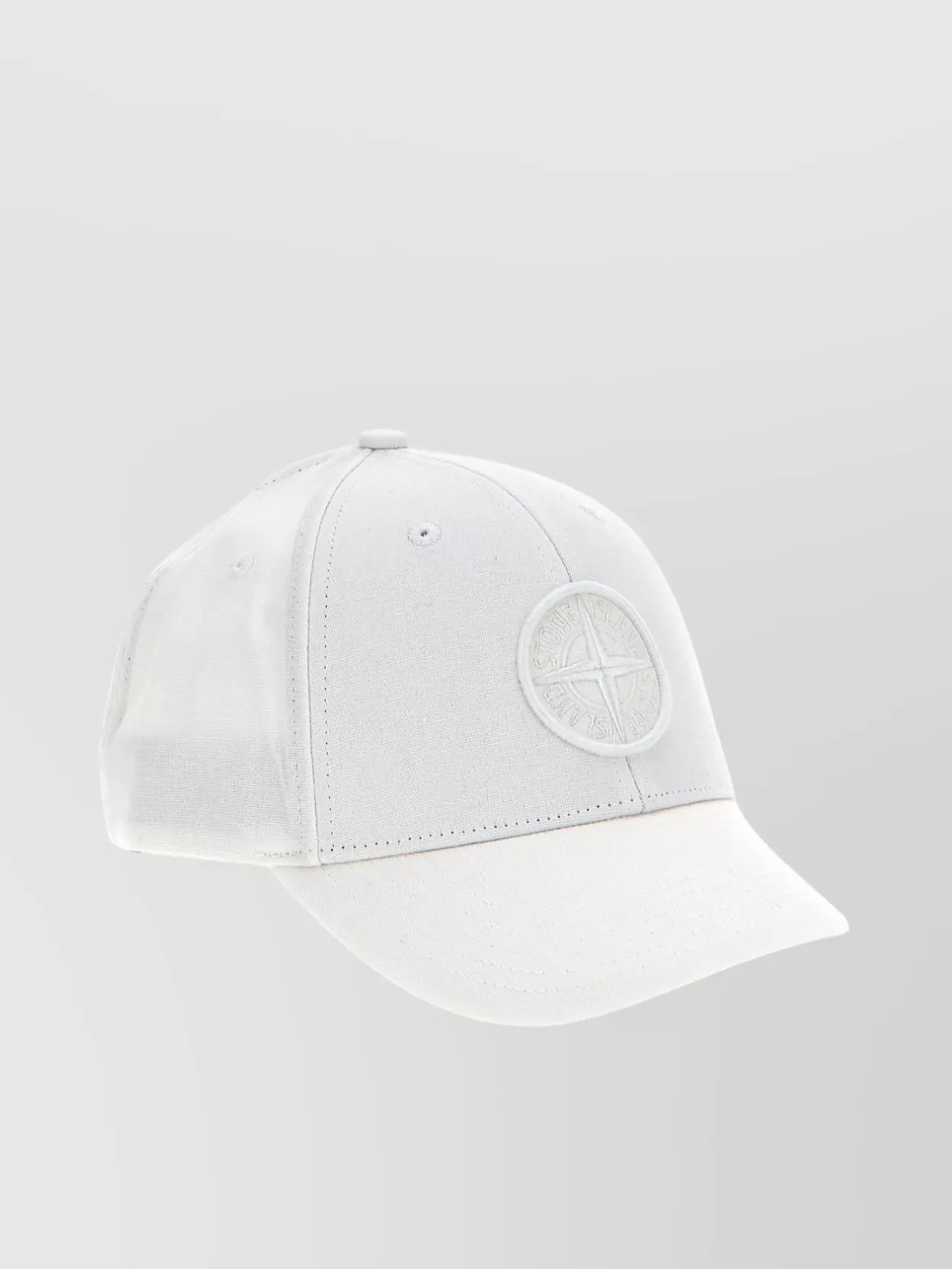 Shop Stone Island Brimmed Cap With Curved Brim
