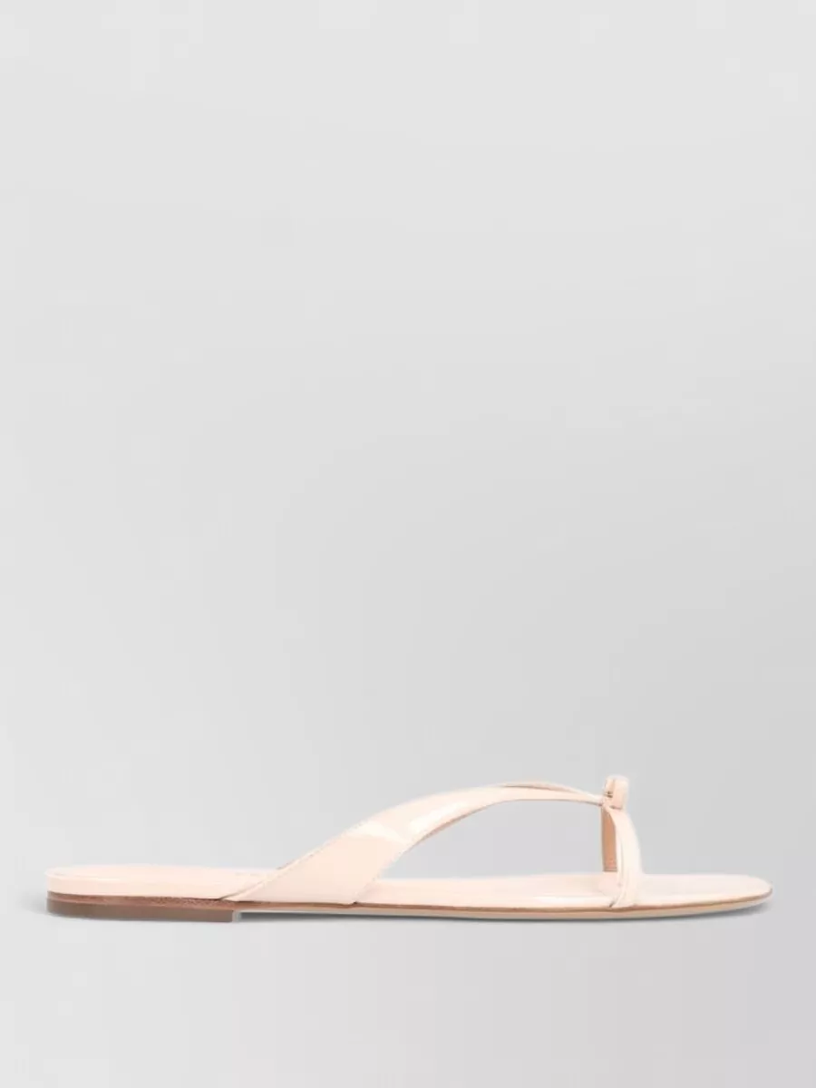 Ferragamo leather flip-flops