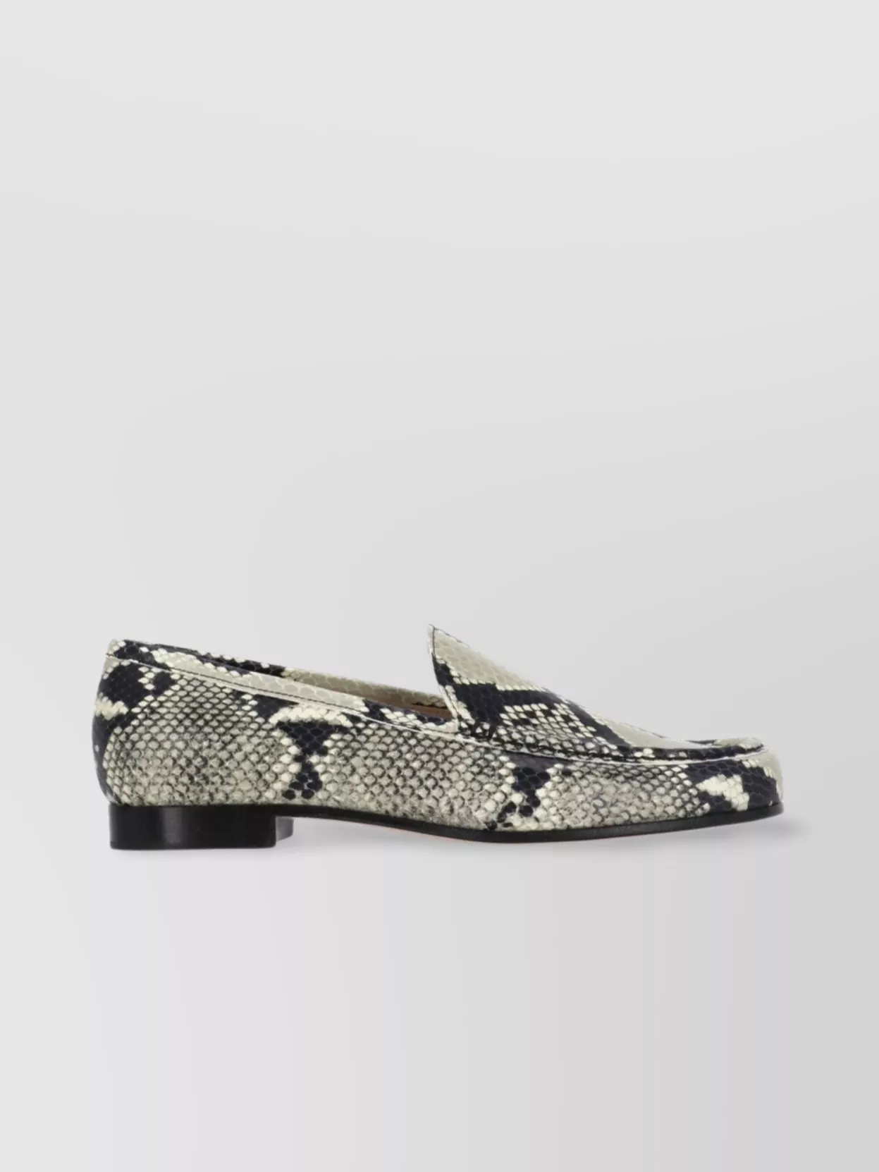 Fabiana Filippi Python Leather Loafers Snakeskin Pattern