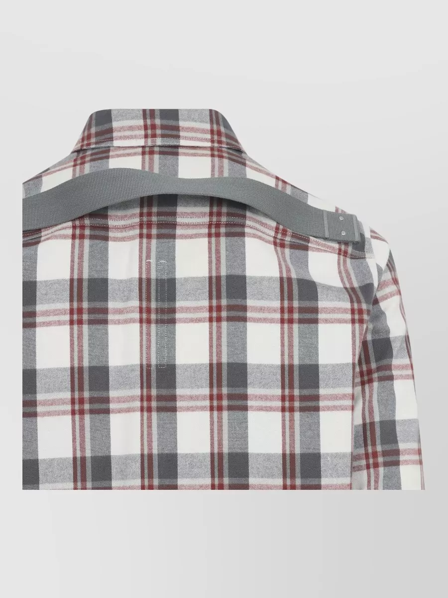 Rick Owens Long Sleeve Shirt Button Down Collar Pockets