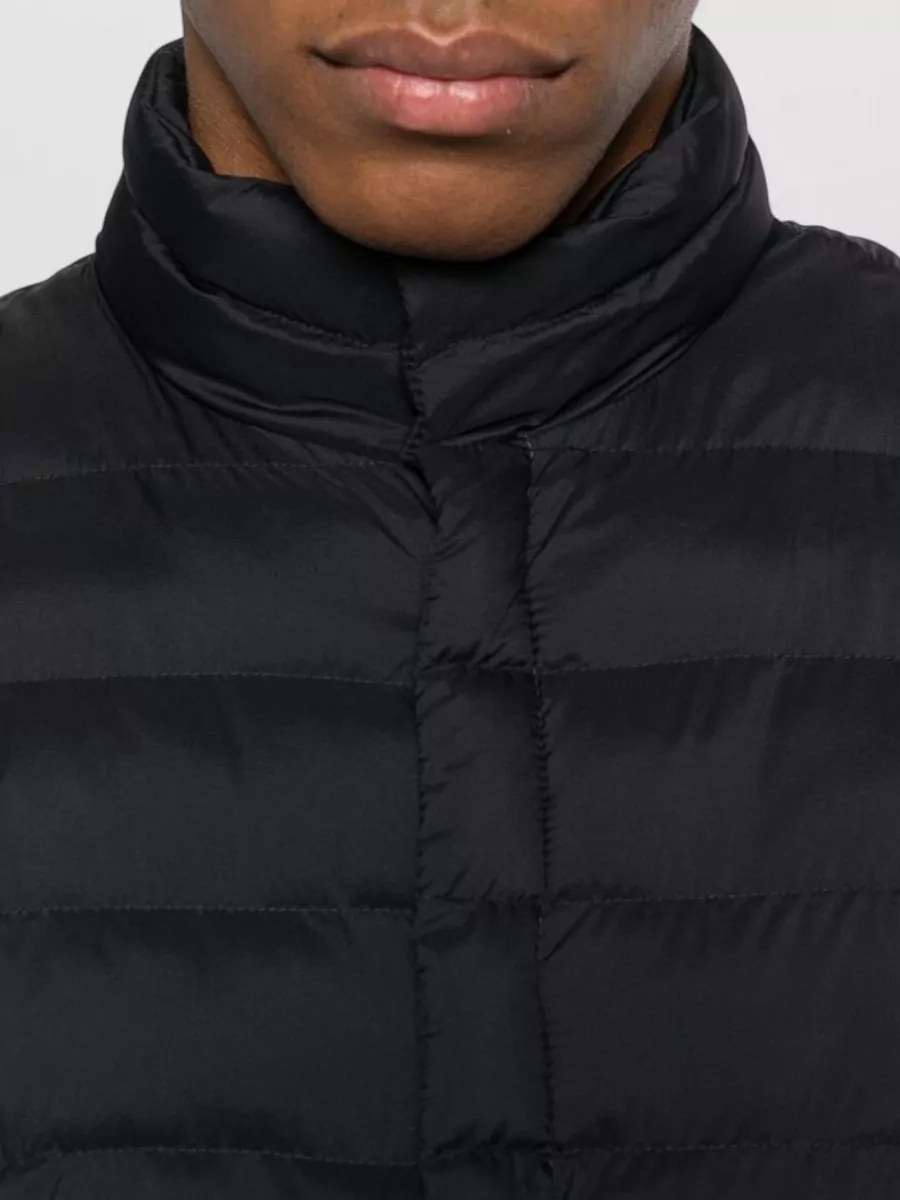 Herno High Neck Padded Sleeveless Jacket Zip Pockets