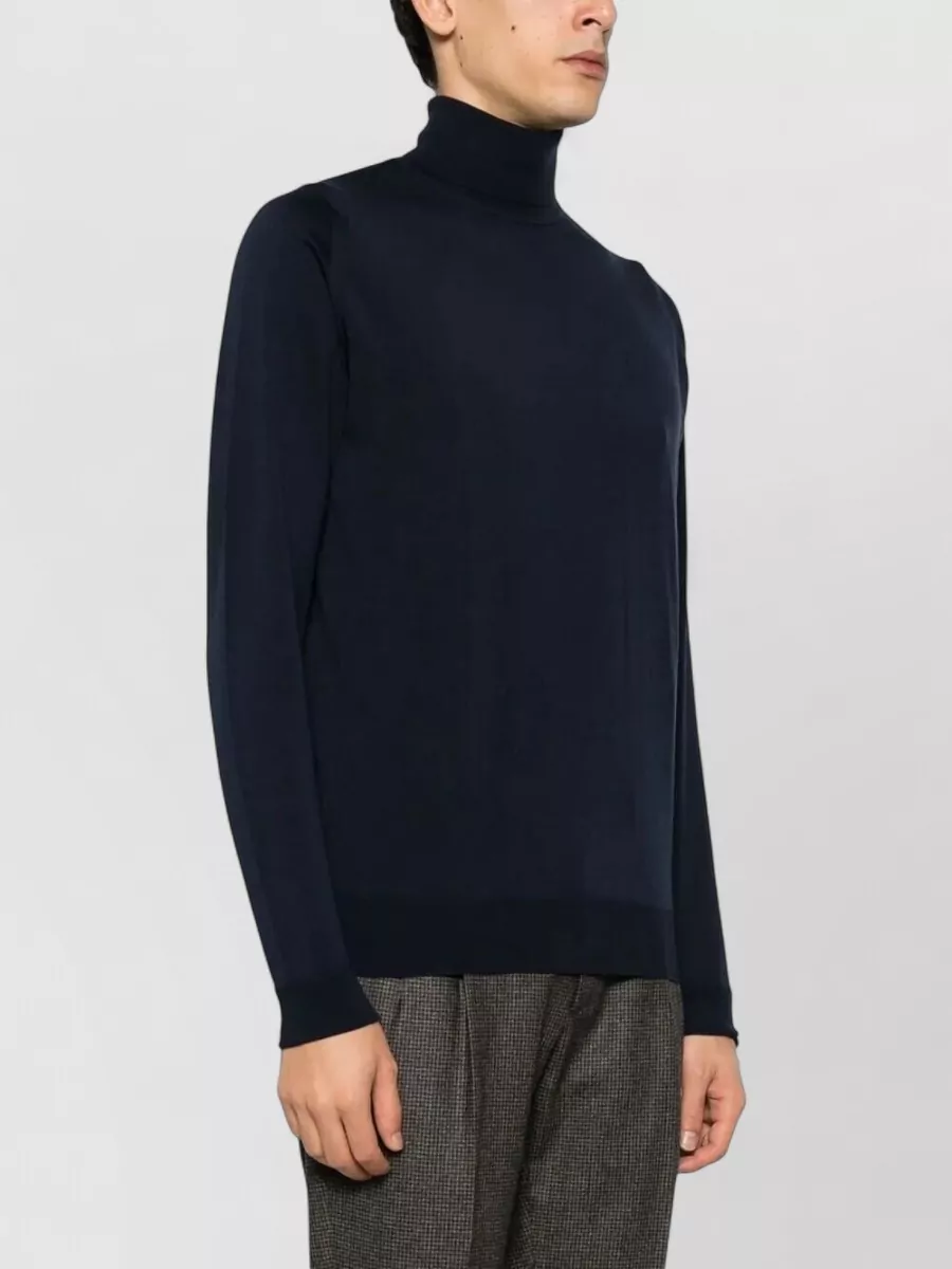 John Smedley Richards Merino Wool Turtleneck Knit Sweater