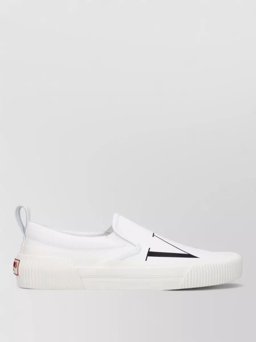 Valentino Garavani Logo-Print Slip-On Sneakers