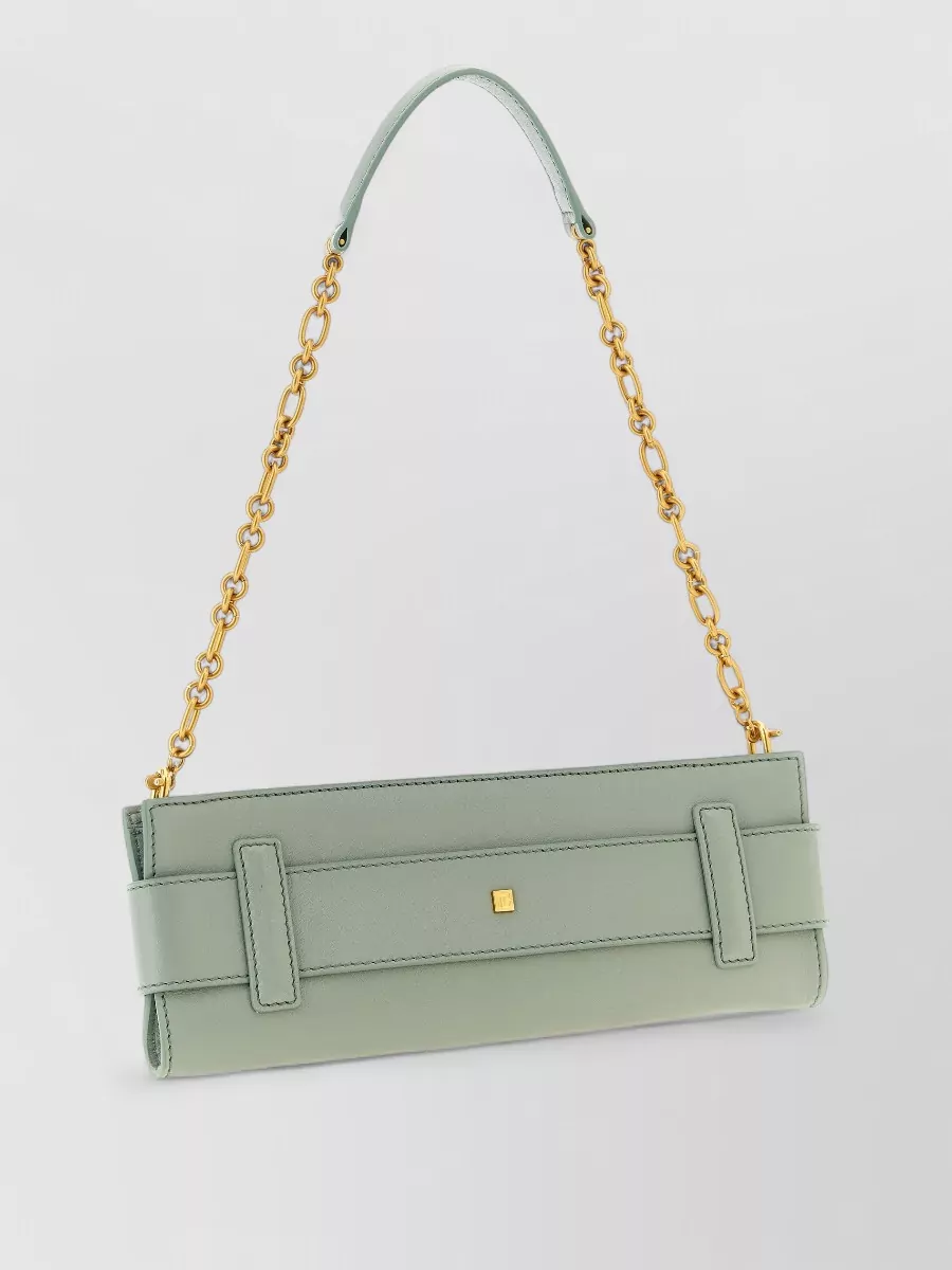 Balmain Anthem Leather Shoulder Bag