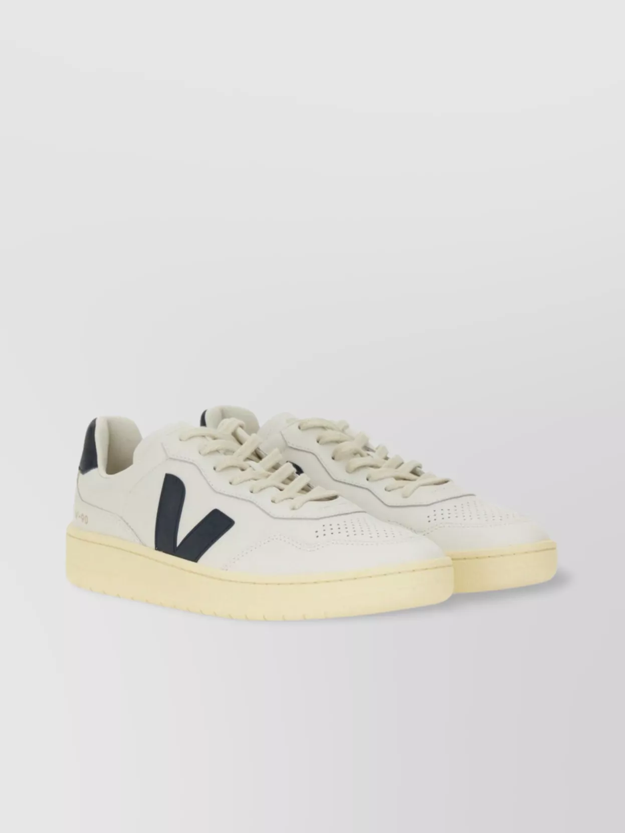Veja V-90 Perforated Toe Box Sneakers