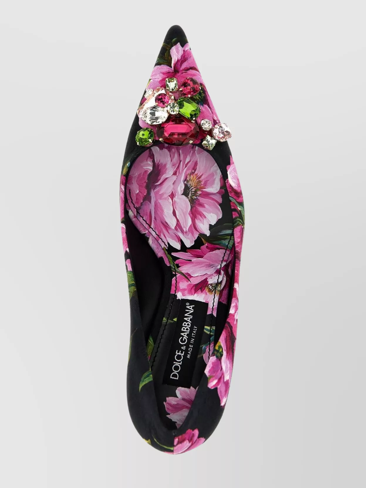 Dolce & Gabbana Bellucci 70 Crystal Embellished Floral Pumps