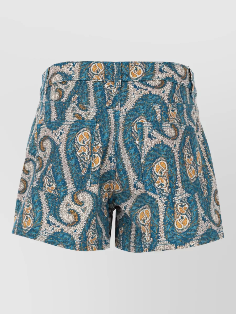 Etro Paisley Print Shorts