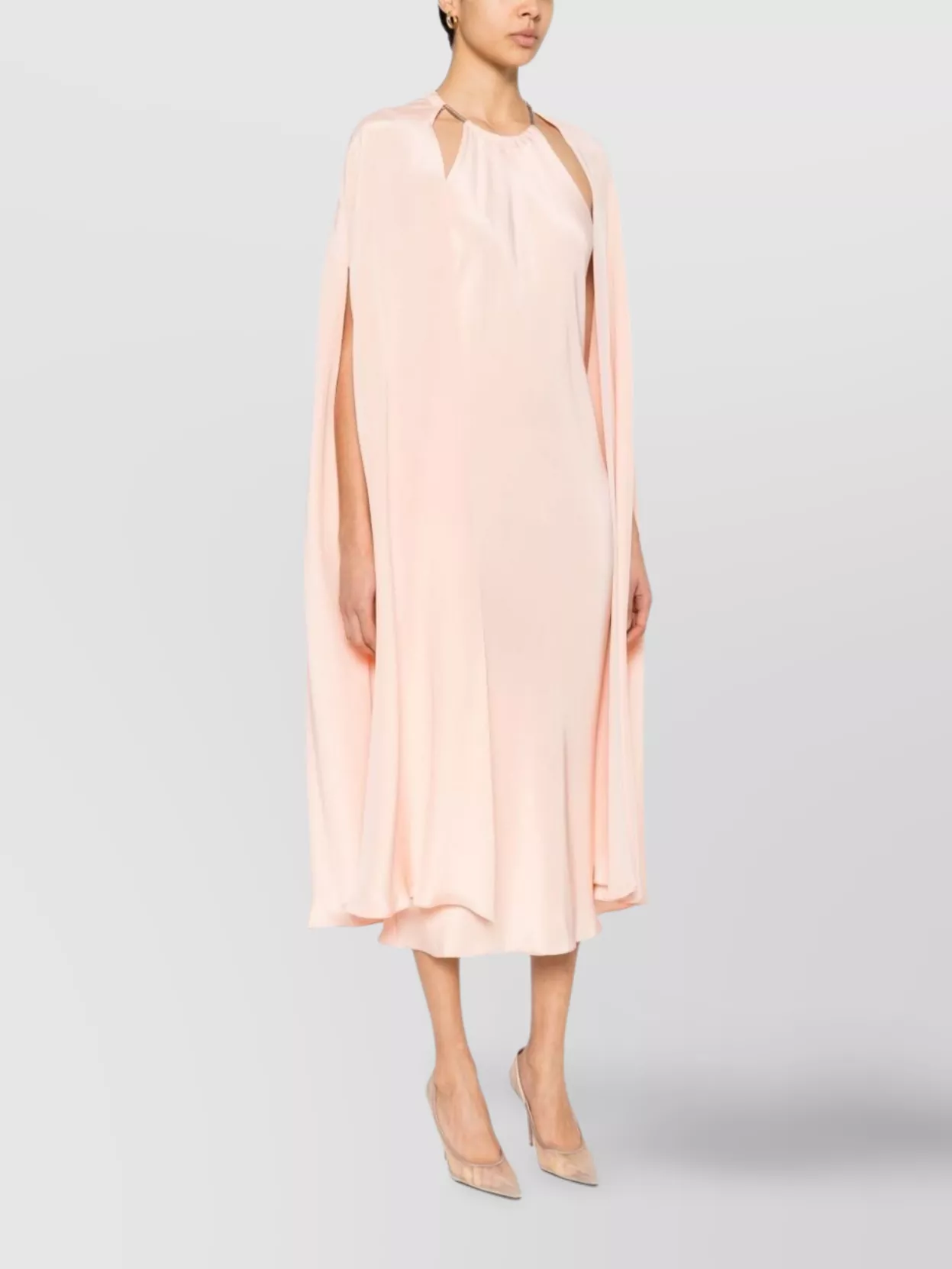 Max Mara Knee Length Dress With Back Tie Detail
