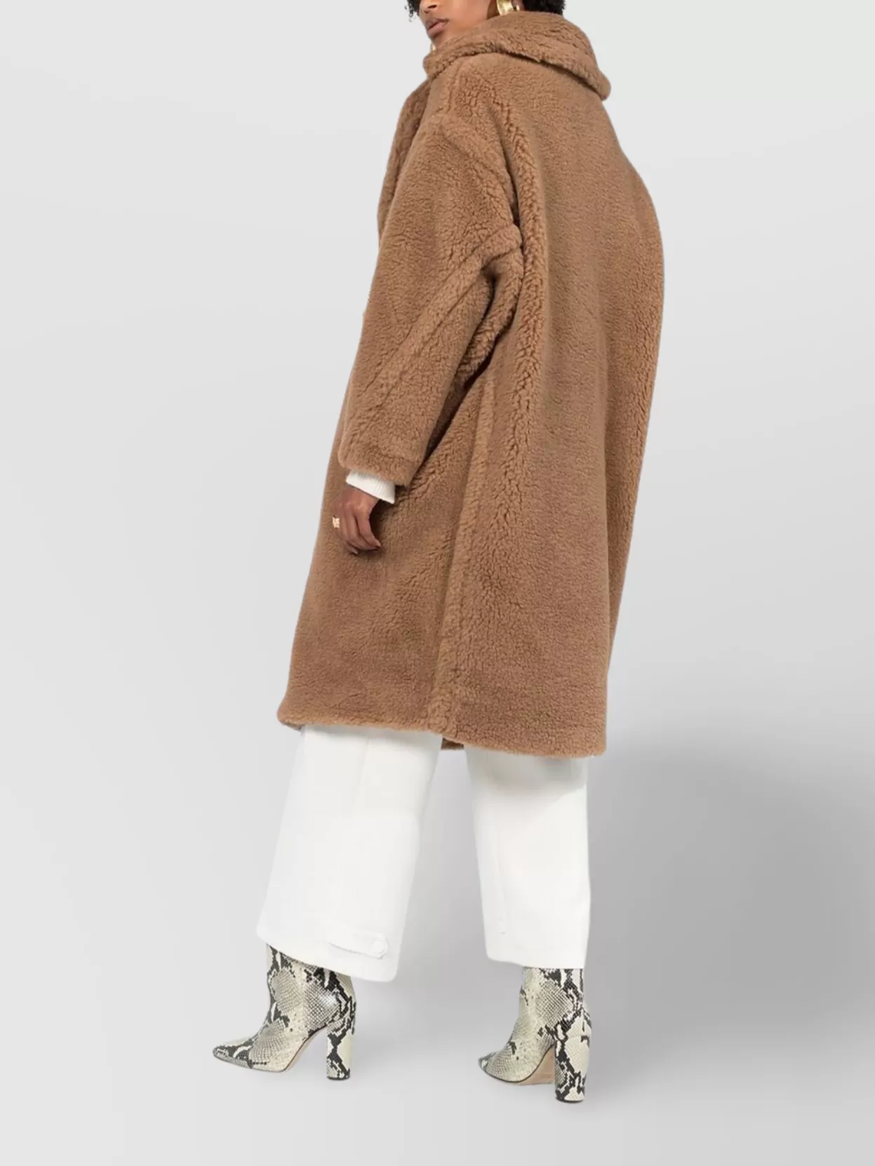 Max Mara Double Breasted Long Coat Pockets