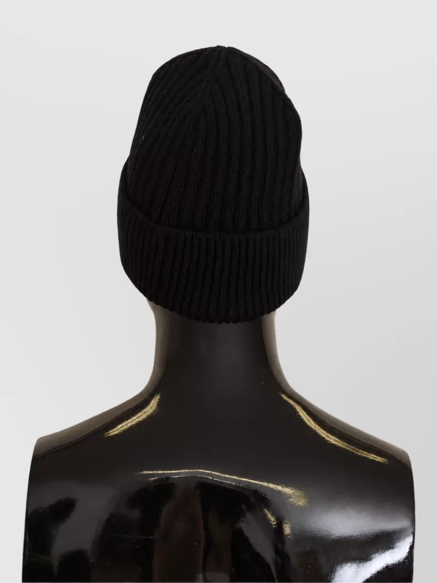 Dolce&Gabbana Ribbed Wool Beanie