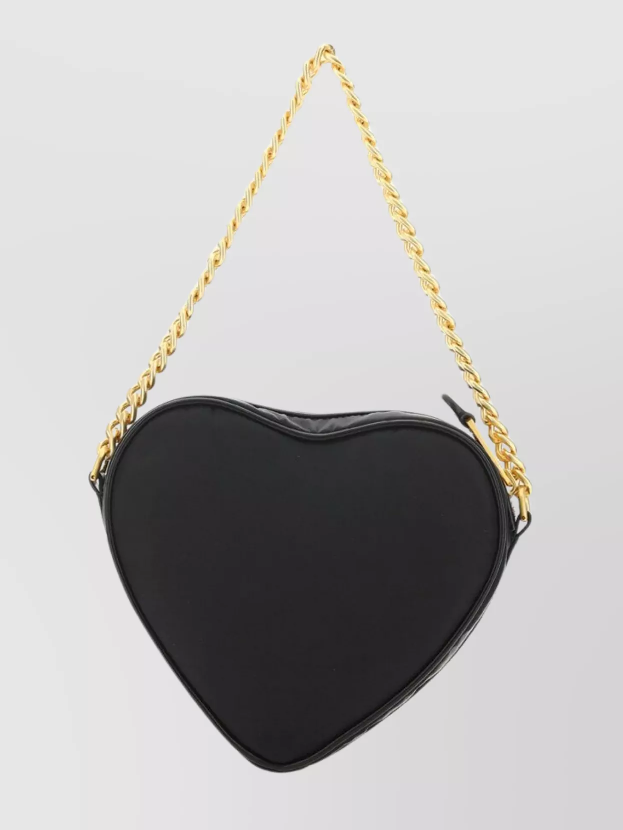 Shop Moschino Heart Logo Chain Strap Bag