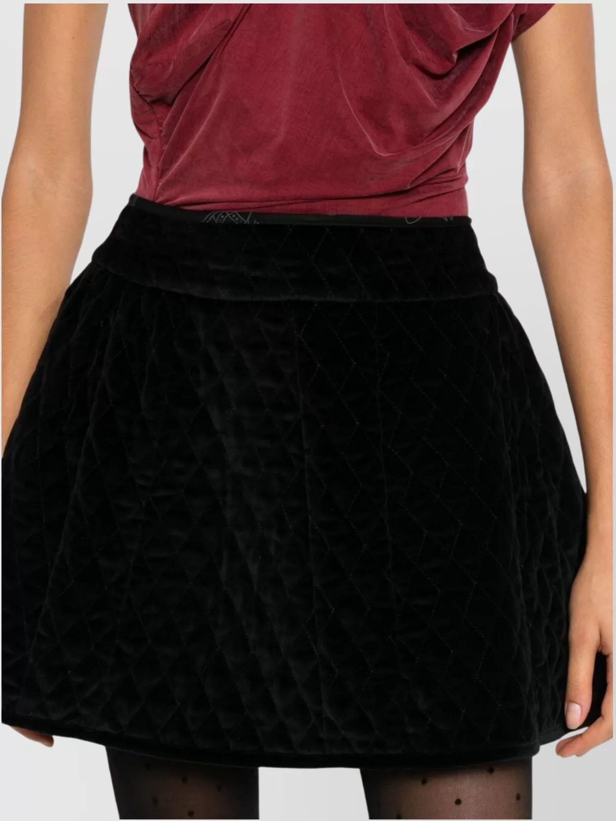 Vivienne Westwood A-Line Midi Skirt High Waist