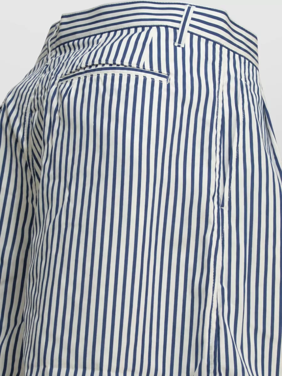Comme Des Garçons Striped Chino Shorts