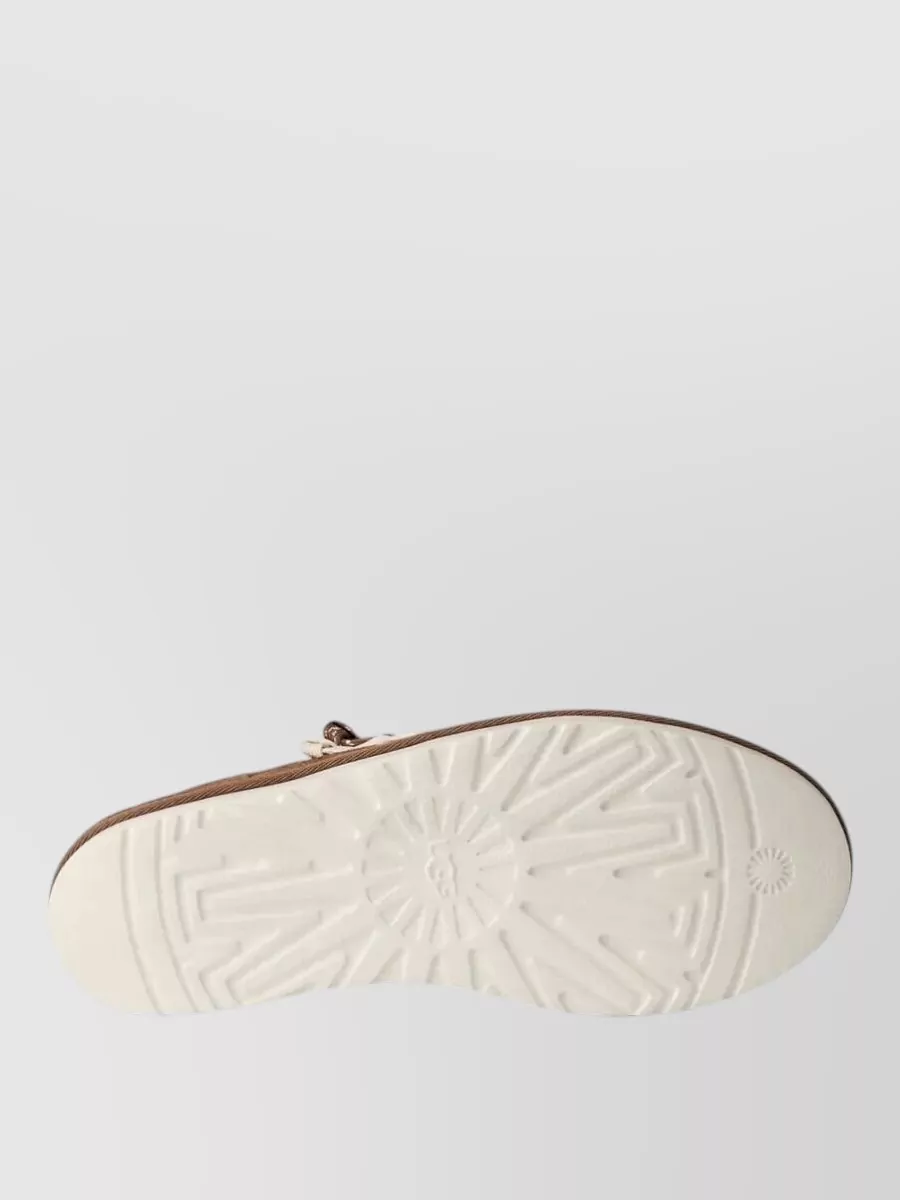 Ugg Suede Leather Lace-Up Sneakers