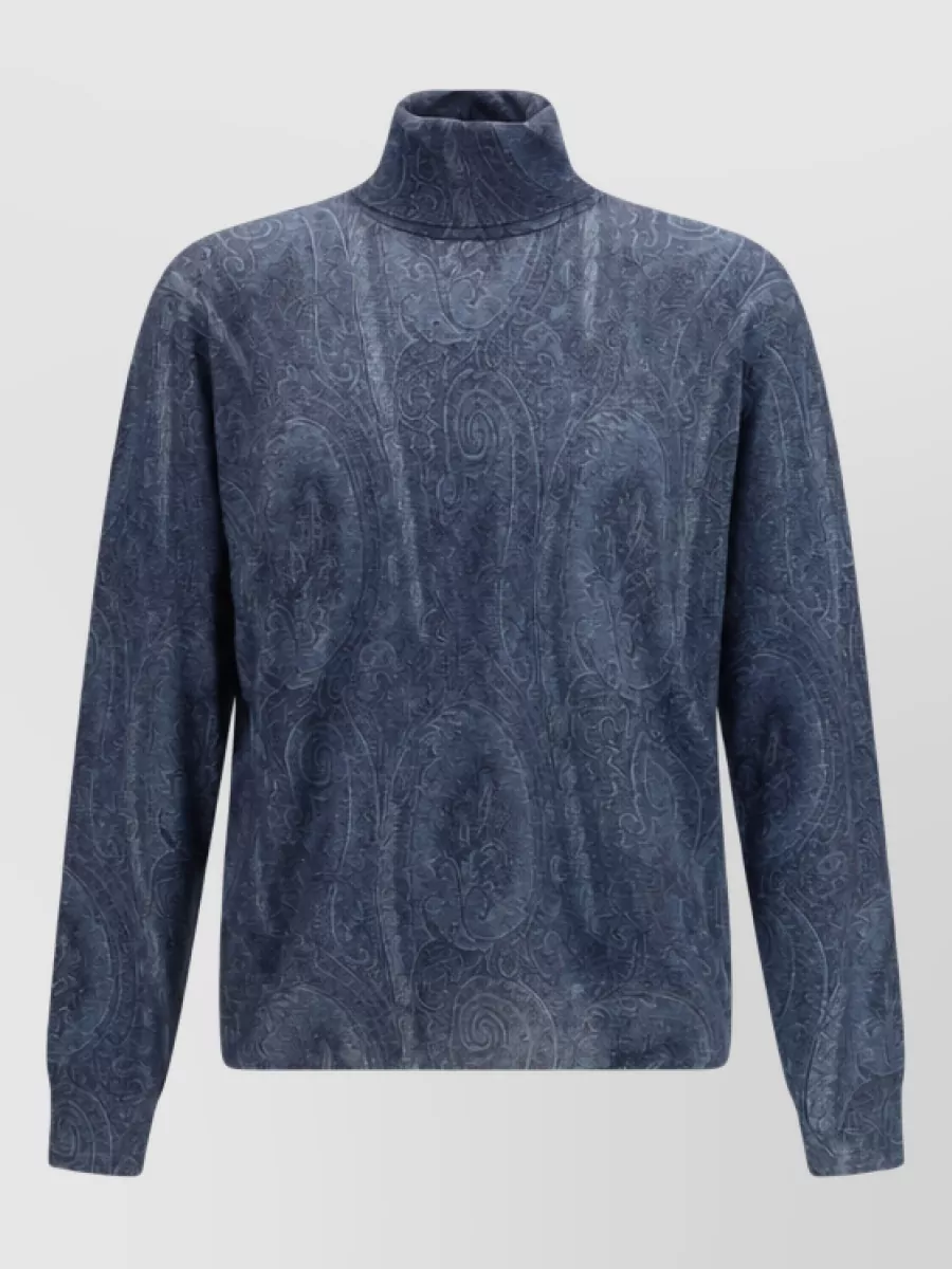 Etro silk turtleneck jacket