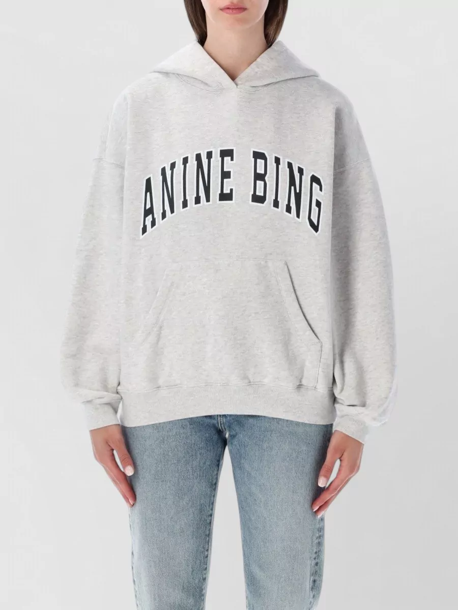 Anine Bing ribbed oversized hoodie