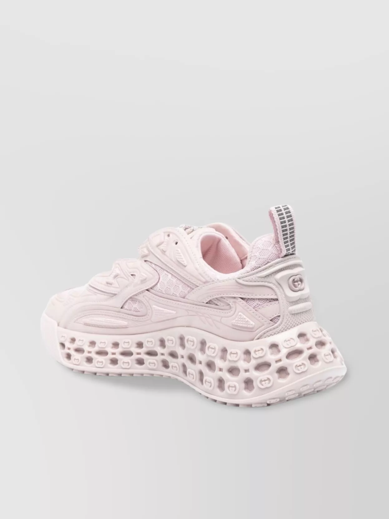 Gucci Low Top Sneakers With Chunky Sole And Mesh Panels