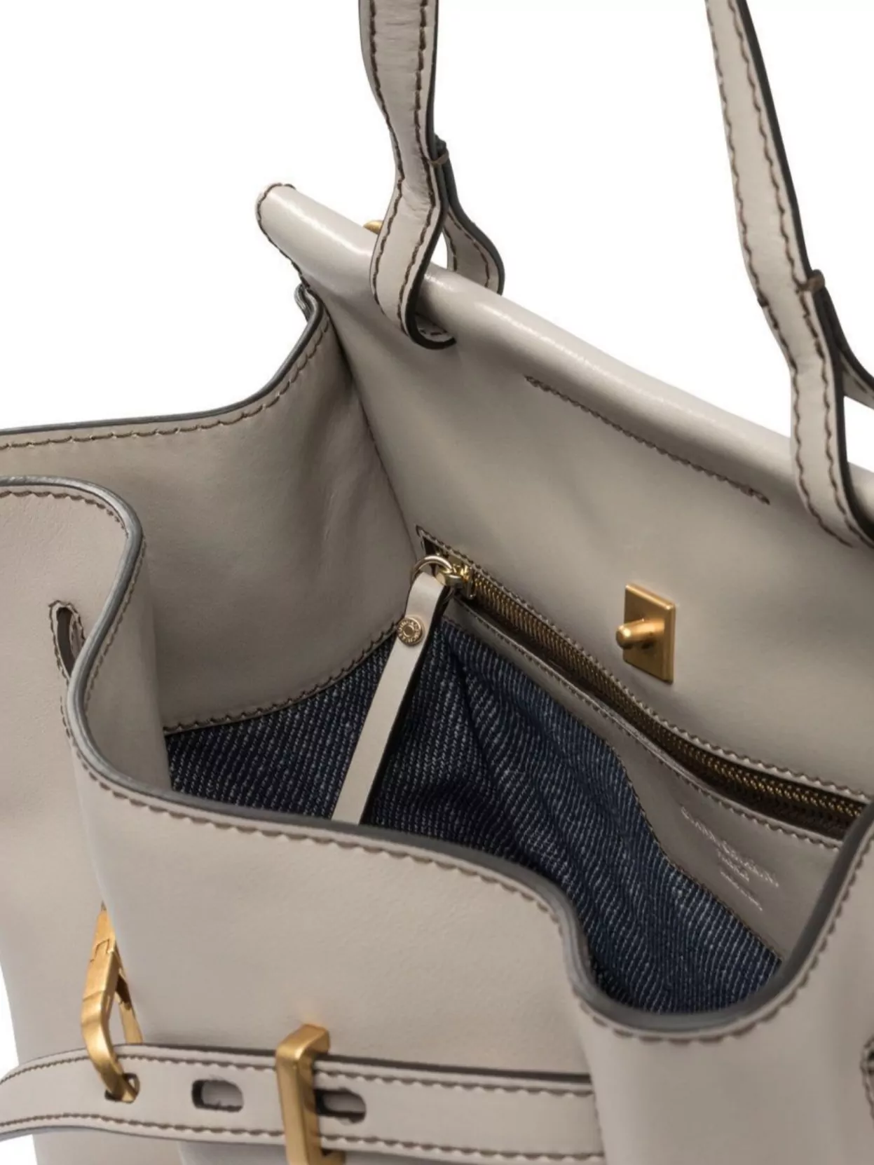 Gianni Chiarini Belt Detail Top Handles Adjustable Strap