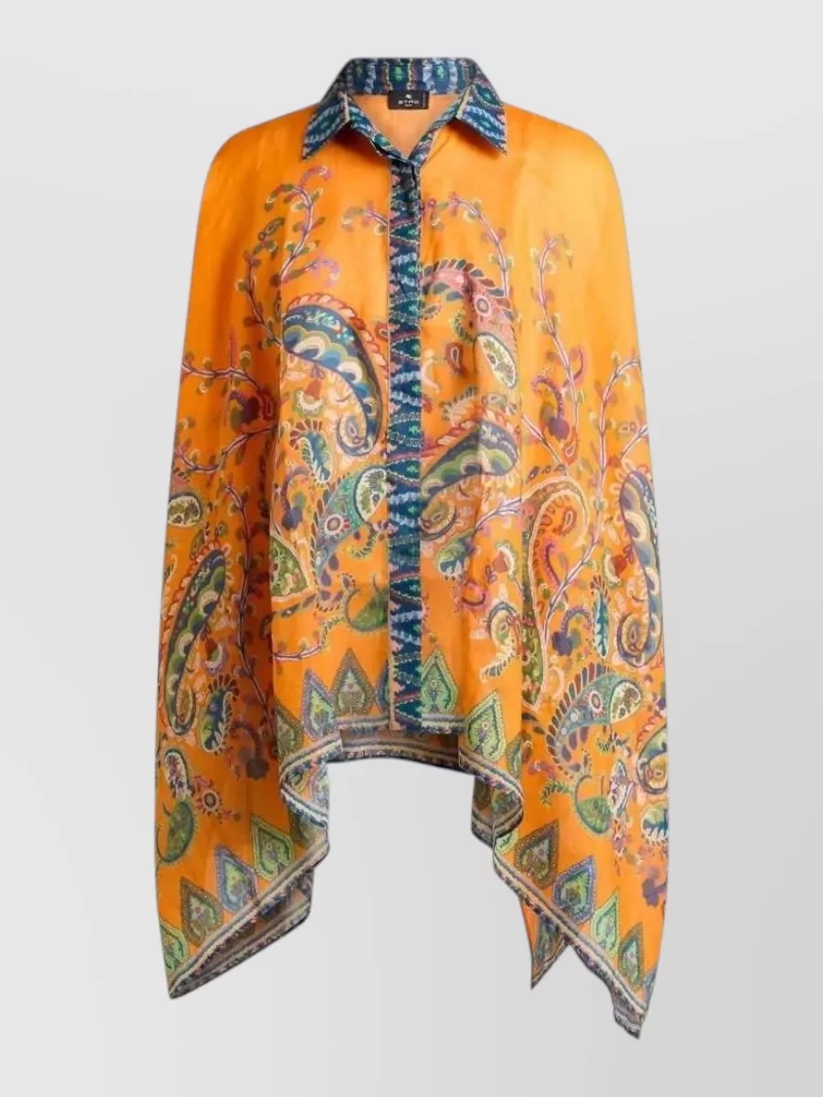 Etro Printed Long-Sleeve Shirt